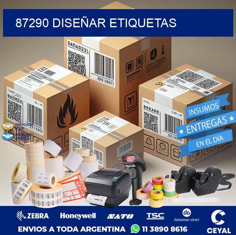 87290 DISEÑAR ETIQUETAS