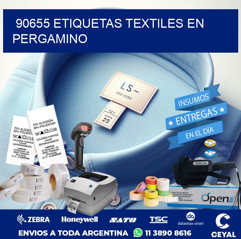90655 ETIQUETAS TEXTILES EN PERGAMINO