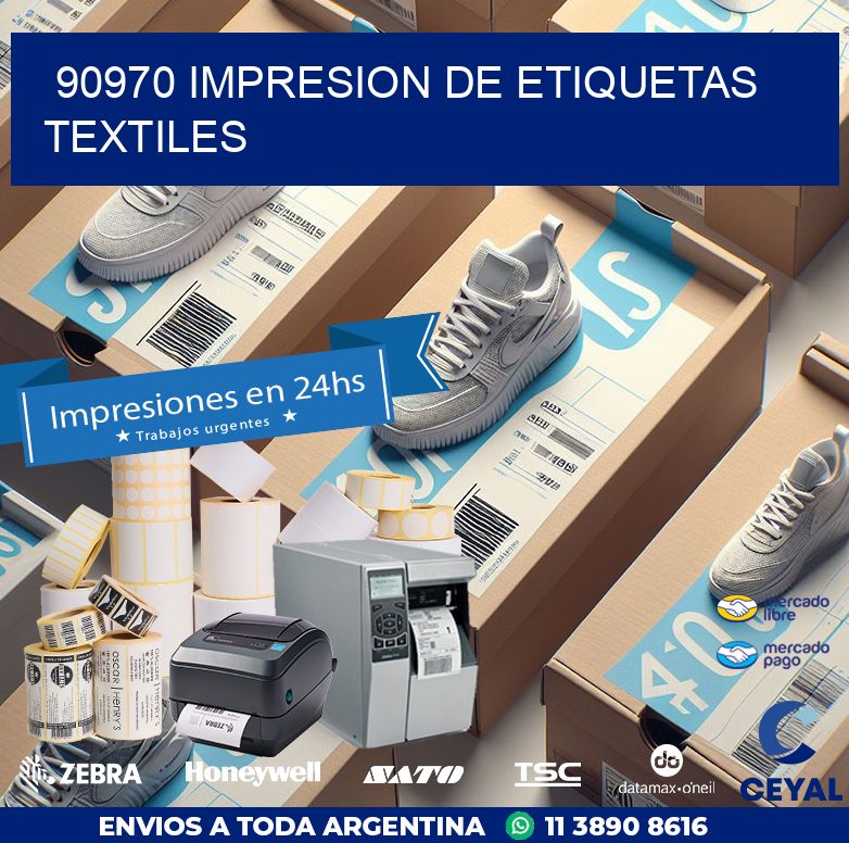 90970 IMPRESION DE ETIQUETAS TEXTILES