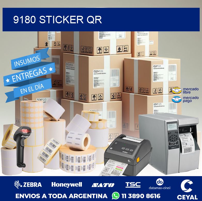 9180 STICKER QR