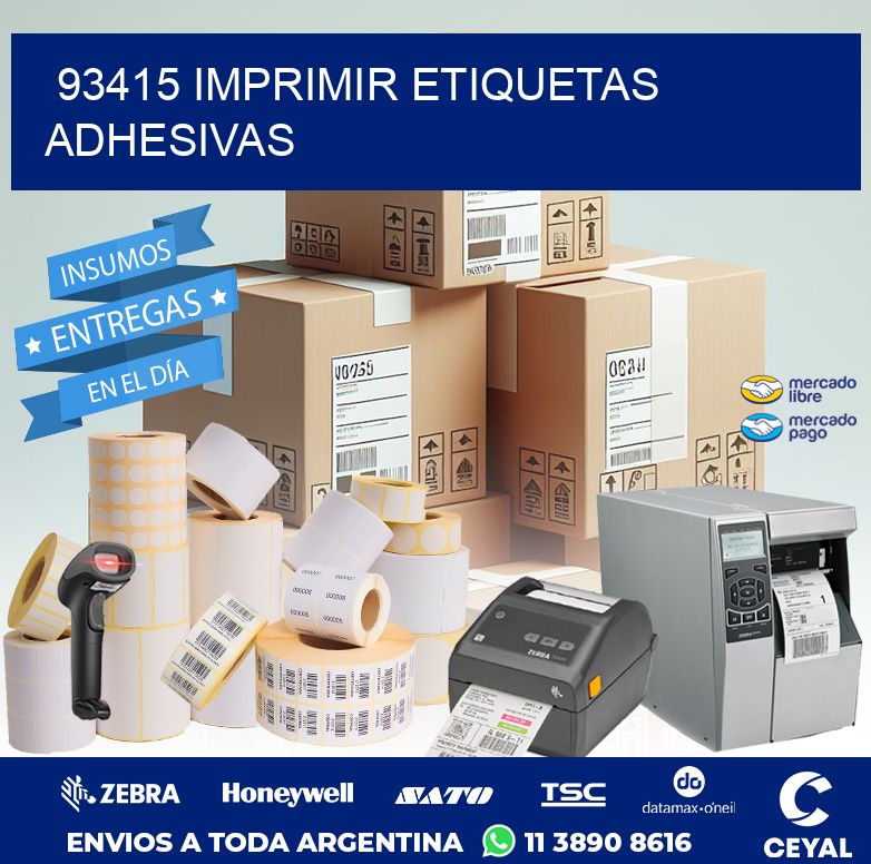 93415 IMPRIMIR ETIQUETAS ADHESIVAS