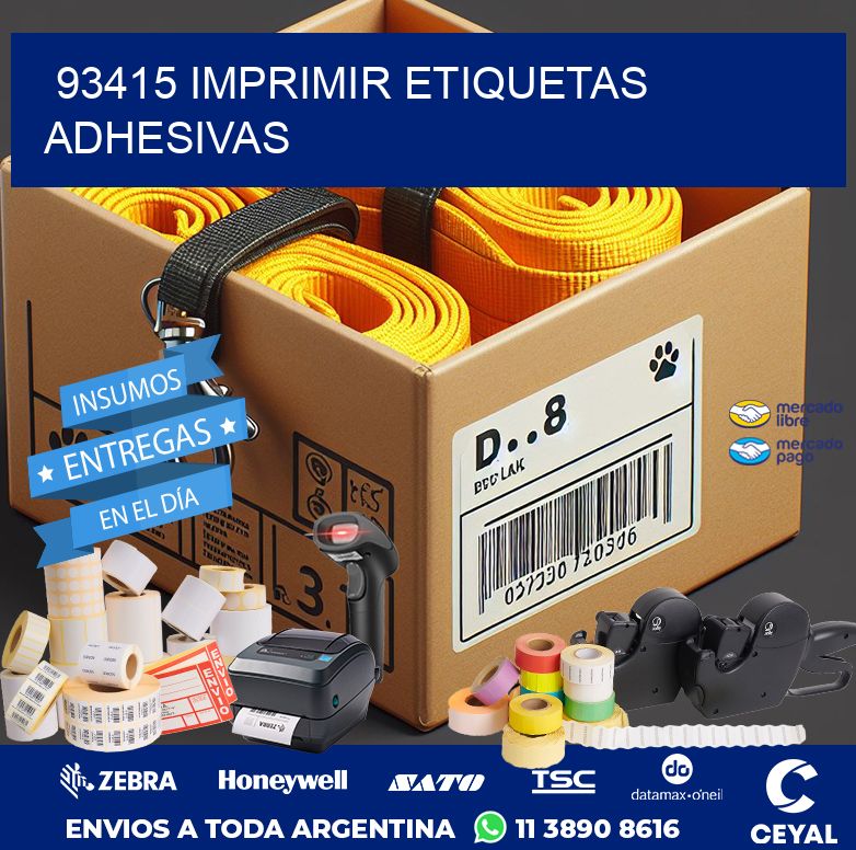 93415 IMPRIMIR ETIQUETAS ADHESIVAS