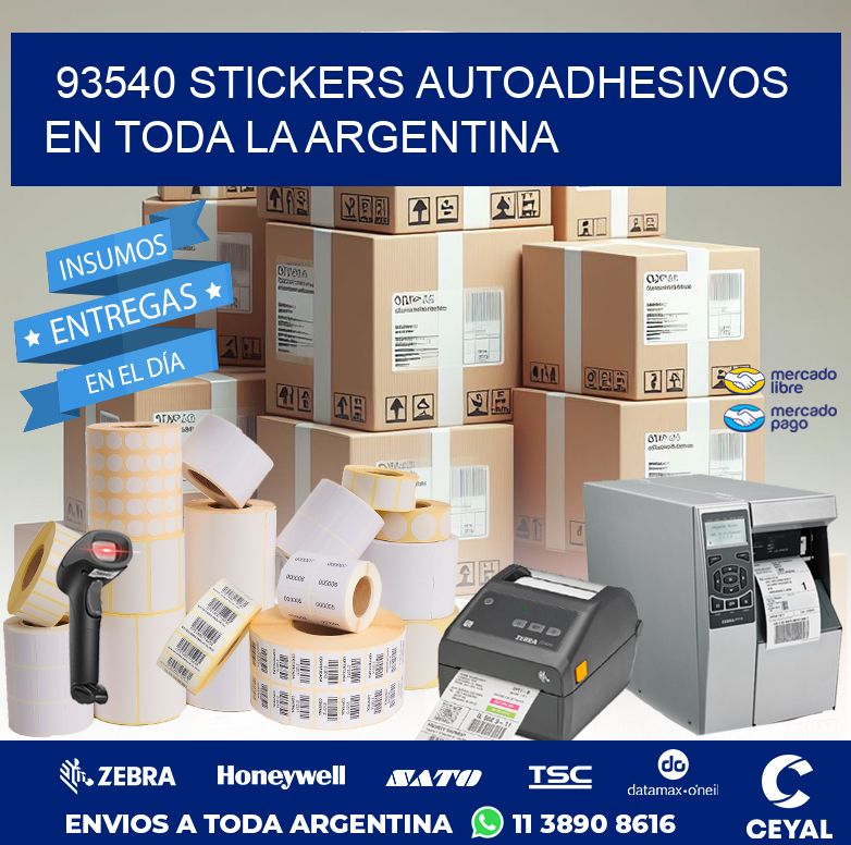 93540 STICKERS AUTOADHESIVOS EN TODA LA ARGENTINA