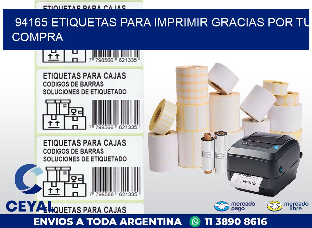 94165 ETIQUETAS PARA IMPRIMIR GRACIAS POR TU COMPRA