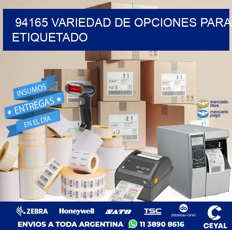 94165 VARIEDAD DE OPCIONES PARA ETIQUETADO