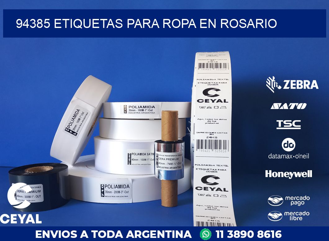 94385 ETIQUETAS PARA ROPA EN ROSARIO