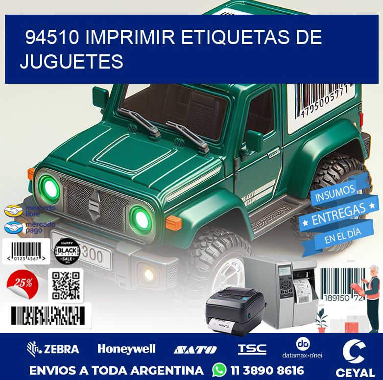 94510 IMPRIMIR ETIQUETAS DE JUGUETES