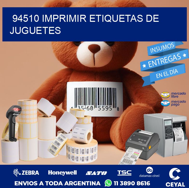 94510 IMPRIMIR ETIQUETAS DE JUGUETES