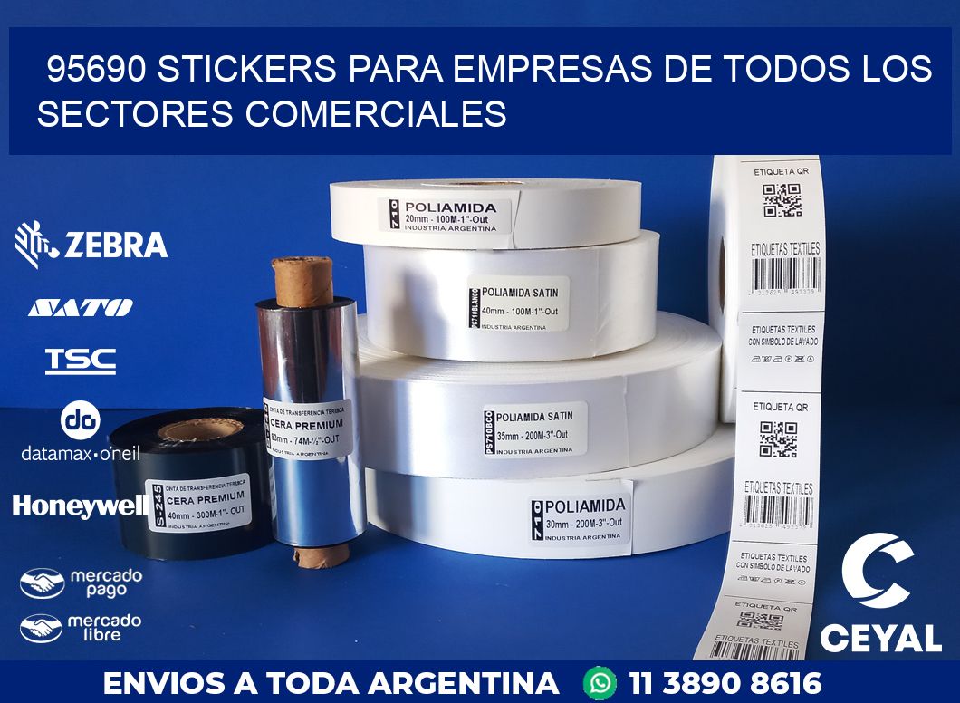 95690 STICKERS PARA EMPRESAS DE TODOS LOS SECTORES COMERCIALES