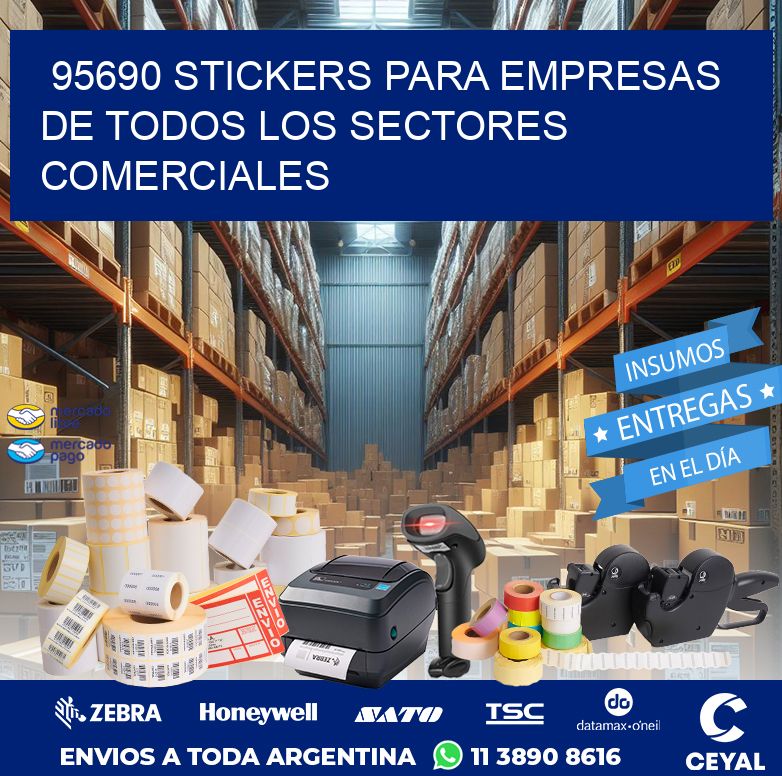 95690 STICKERS PARA EMPRESAS DE TODOS LOS SECTORES COMERCIALES