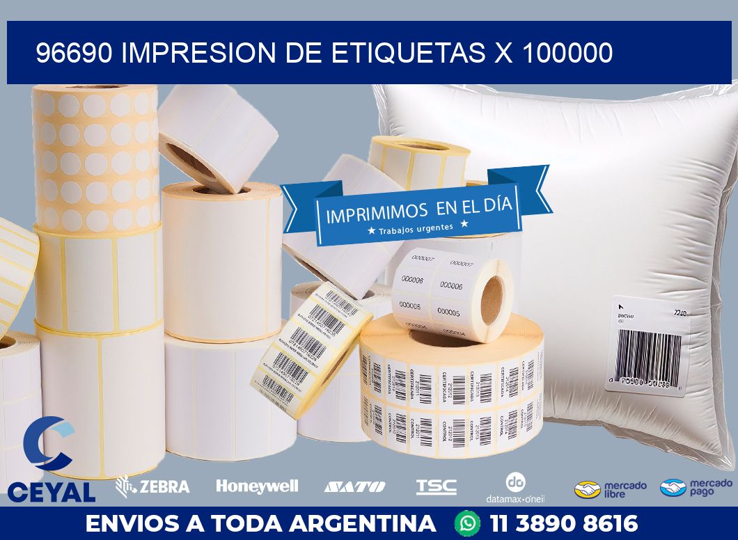 96690 IMPRESION DE ETIQUETAS X 100000