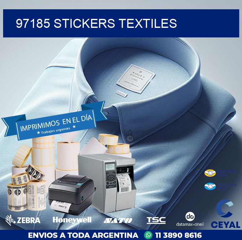 97185 STICKERS TEXTILES