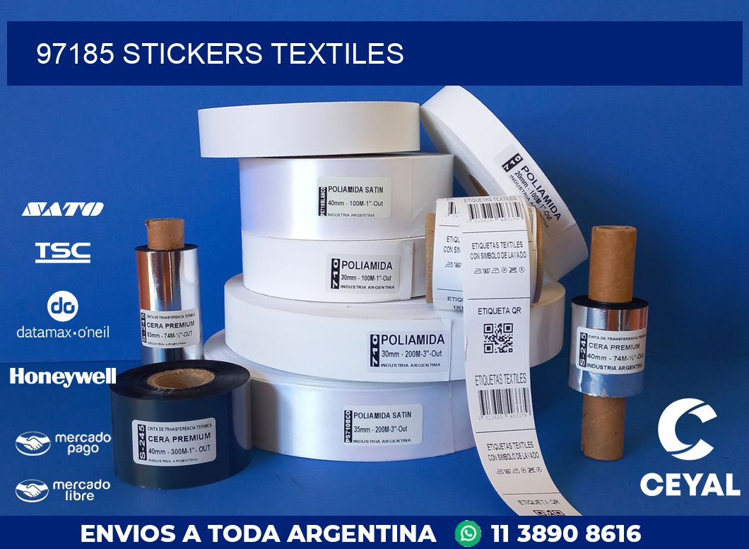97185 STICKERS TEXTILES