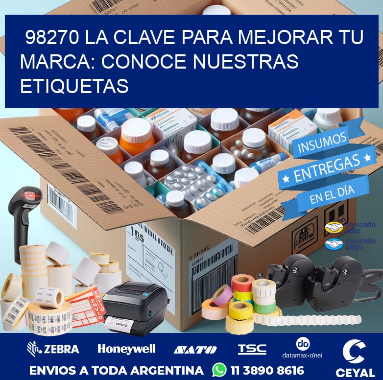 98270 LA CLAVE PARA MEJORAR TU MARCA: CONOCE NUESTRAS ETIQUETAS