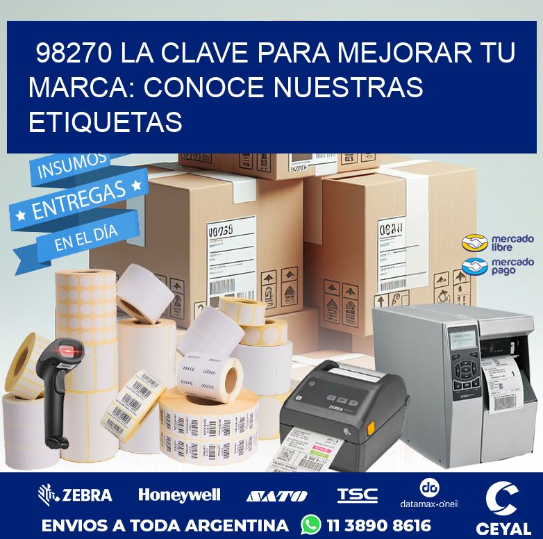98270 LA CLAVE PARA MEJORAR TU MARCA: CONOCE NUESTRAS ETIQUETAS