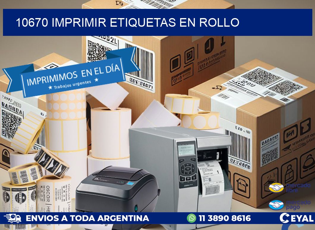 10670 imprimir etiquetas en rollo