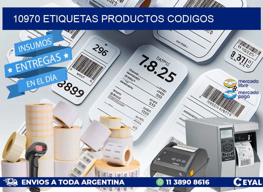 10970 Etiquetas productos codigos
