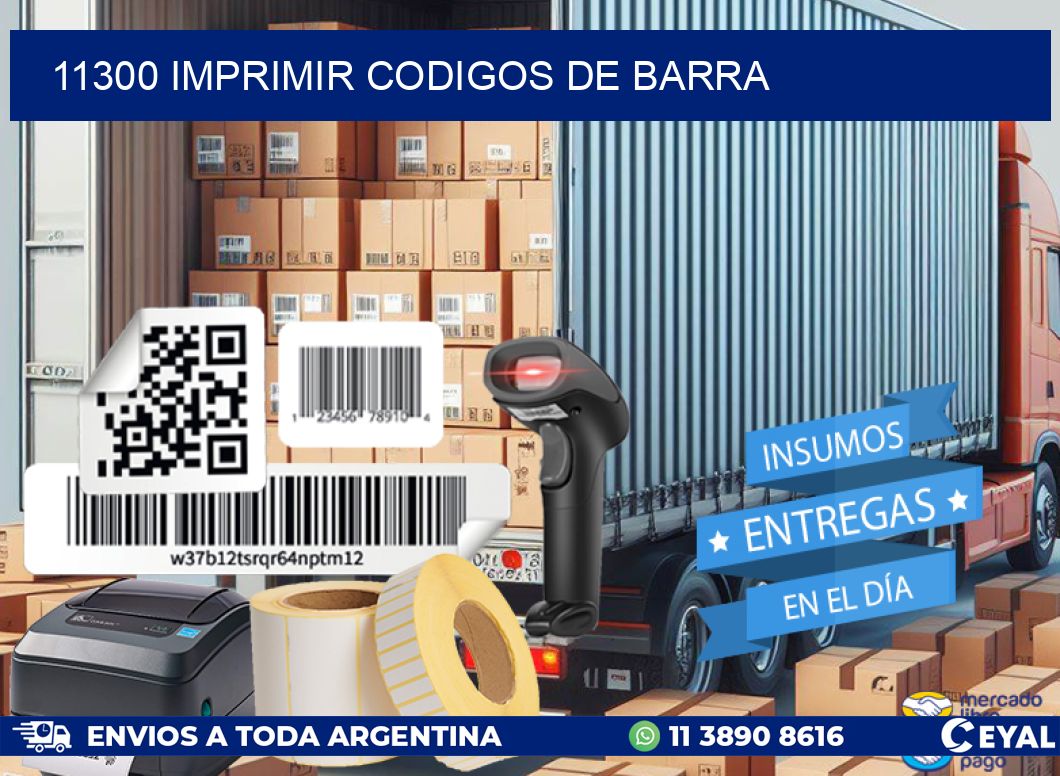 11300 imprimir codigos de barra