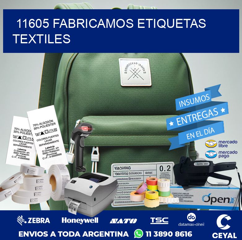 11605 FABRICAMOS ETIQUETAS TEXTILES