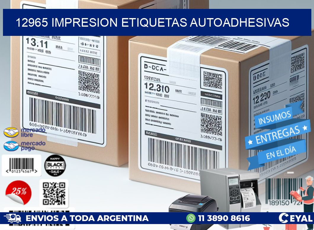 12965 impresion etiquetas autoadhesivas