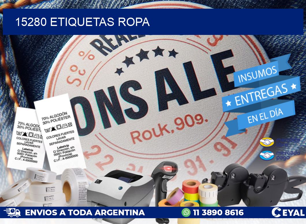 15280 ETIQUETAS ROPA