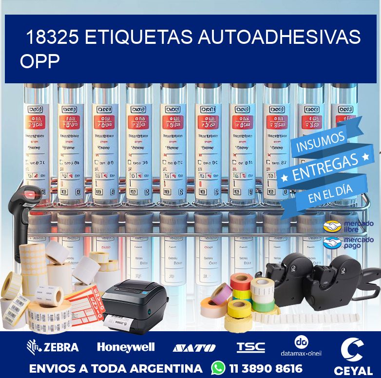 18325 ETIQUETAS AUTOADHESIVAS OPP