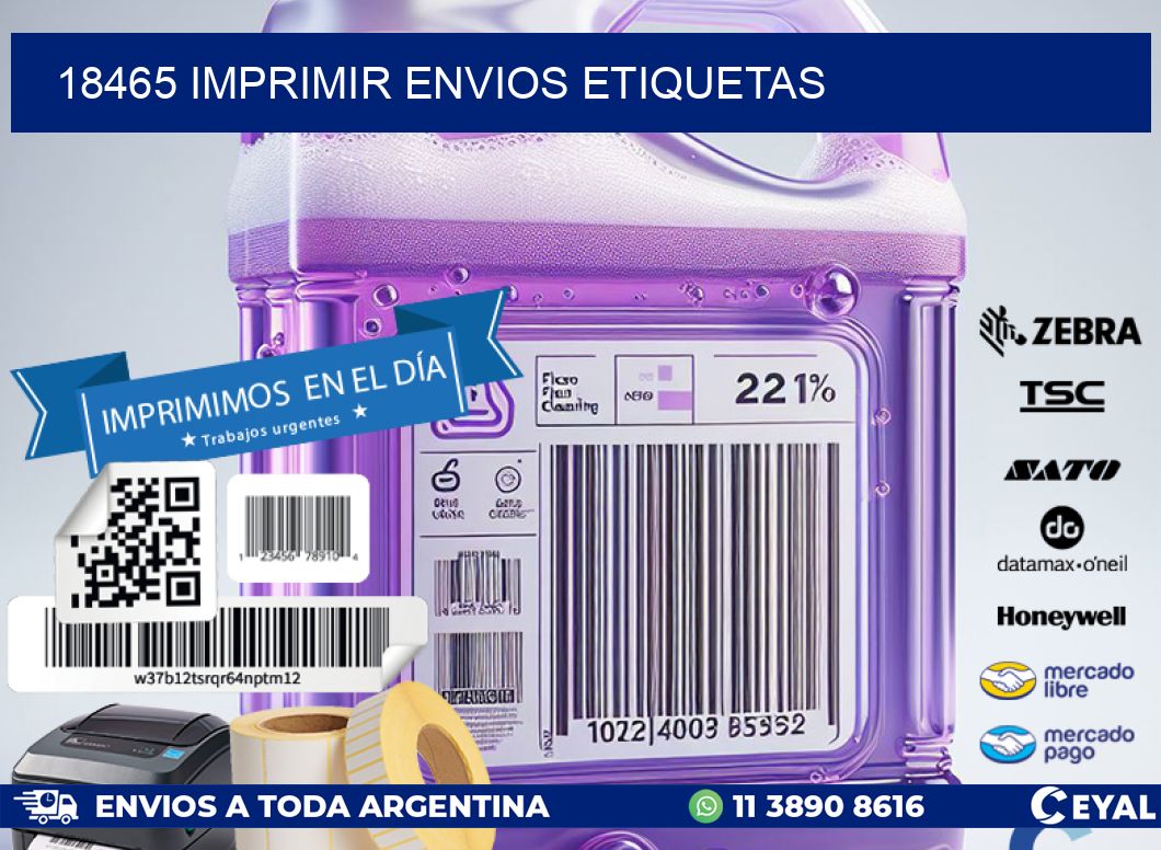 18465 imprimir envios etiquetas