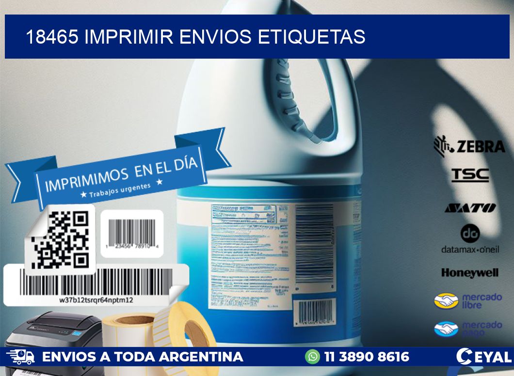 18465 imprimir envios etiquetas