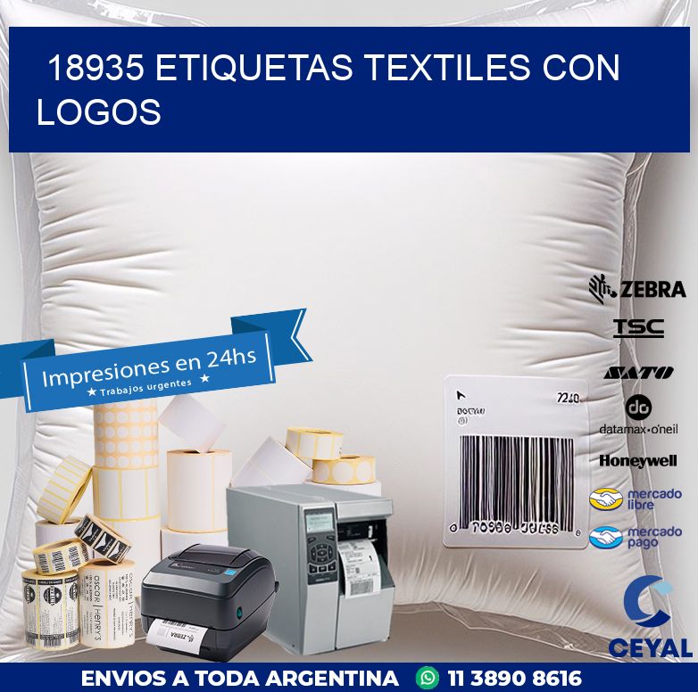 18935 ETIQUETAS TEXTILES CON LOGOS
