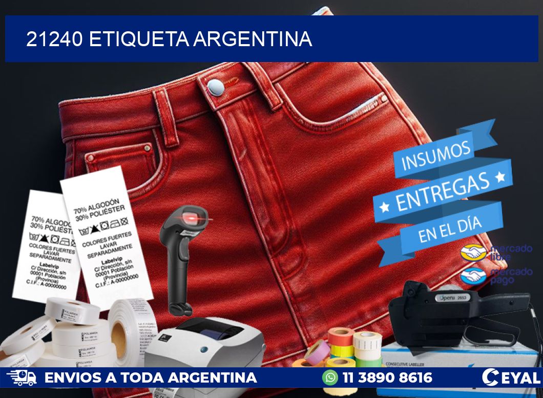 21240 ETIQUETA ARGENTINA