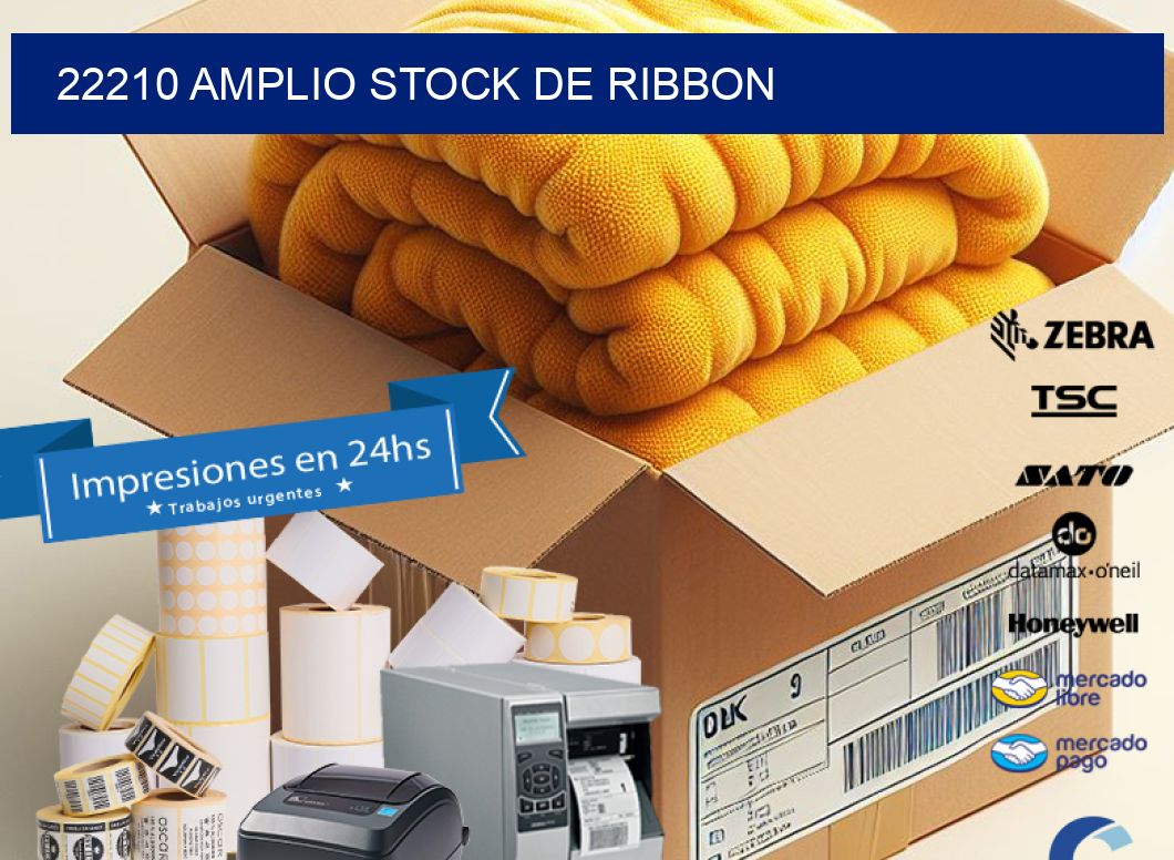 22210 AMPLIO STOCK DE RIBBON