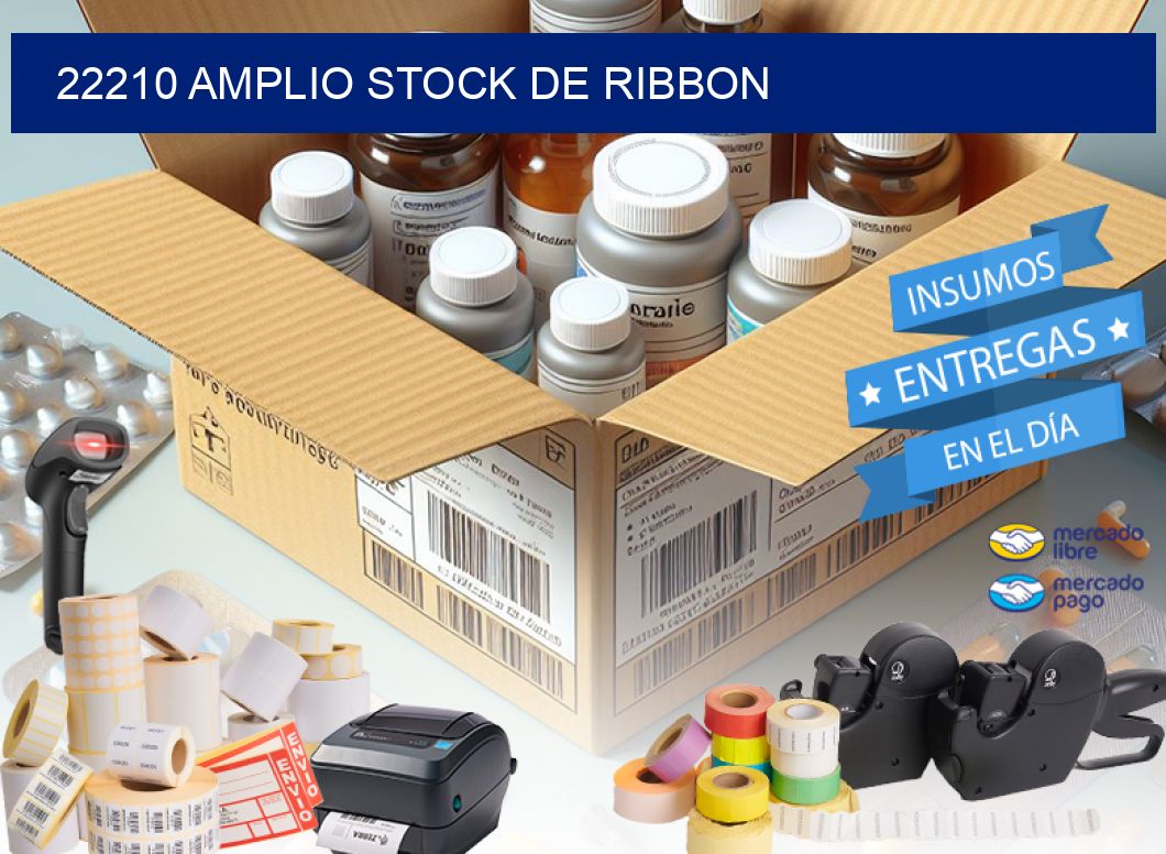 22210 AMPLIO STOCK DE RIBBON