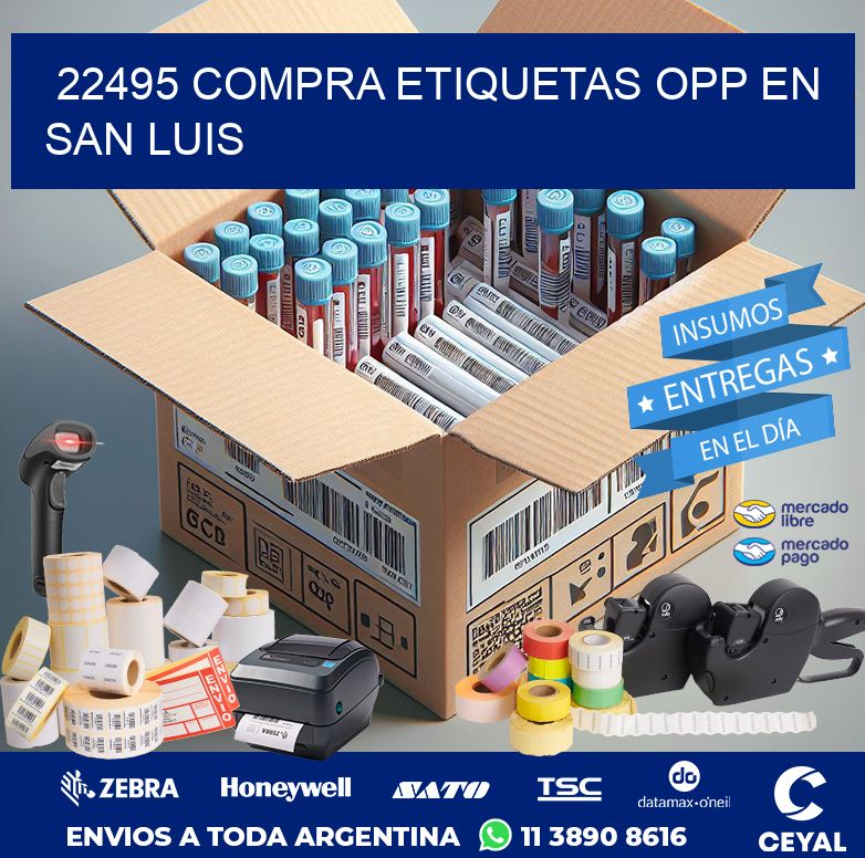 22495 COMPRA ETIQUETAS OPP EN SAN LUIS