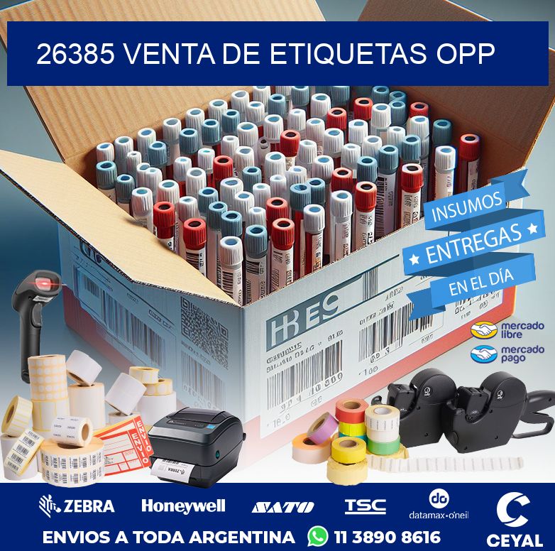 26385 VENTA DE ETIQUETAS OPP