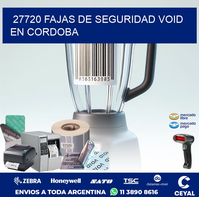 27720 FAJAS DE SEGURIDAD VOID EN CORDOBA