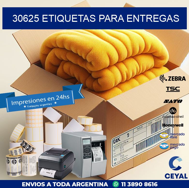 30625 ETIQUETAS PARA ENTREGAS