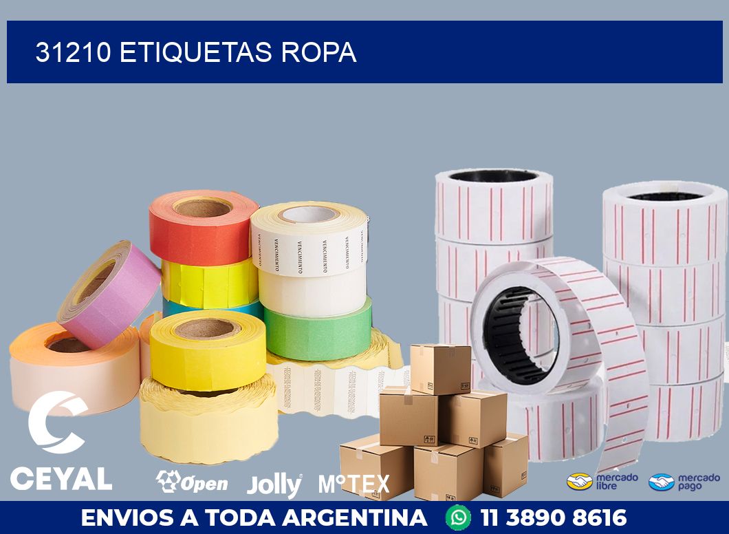 31210 ETIQUETAS ROPA