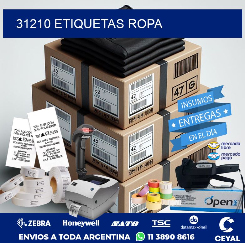 31210 ETIQUETAS ROPA