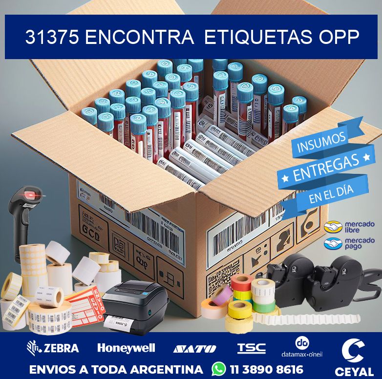 31375 ENCONTRA  ETIQUETAS OPP