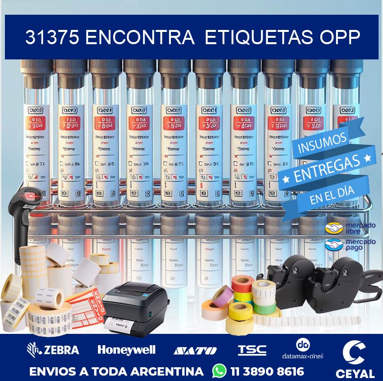 31375 ENCONTRA  ETIQUETAS OPP