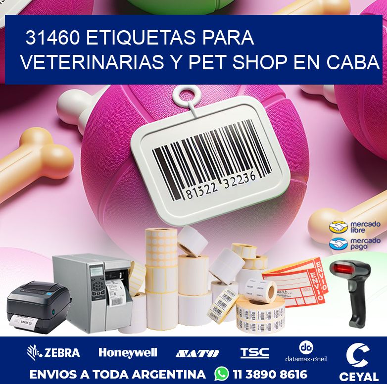 31460 ETIQUETAS PARA VETERINARIAS Y PET SHOP EN CABA
