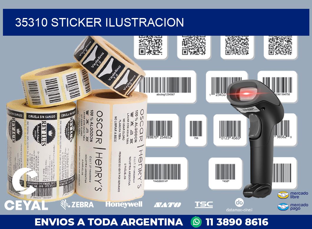 35310 STICKER ILUSTRACION