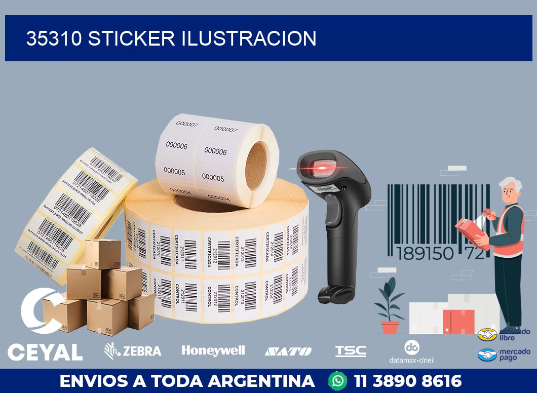 35310 STICKER ILUSTRACION