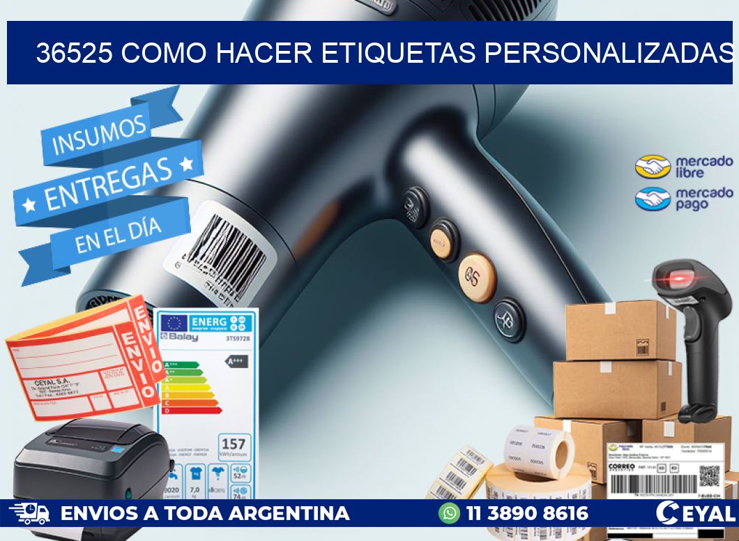 36525 como hacer etiquetas personalizadas