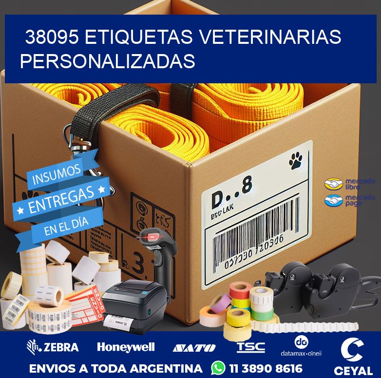 38095 ETIQUETAS VETERINARIAS PERSONALIZADAS