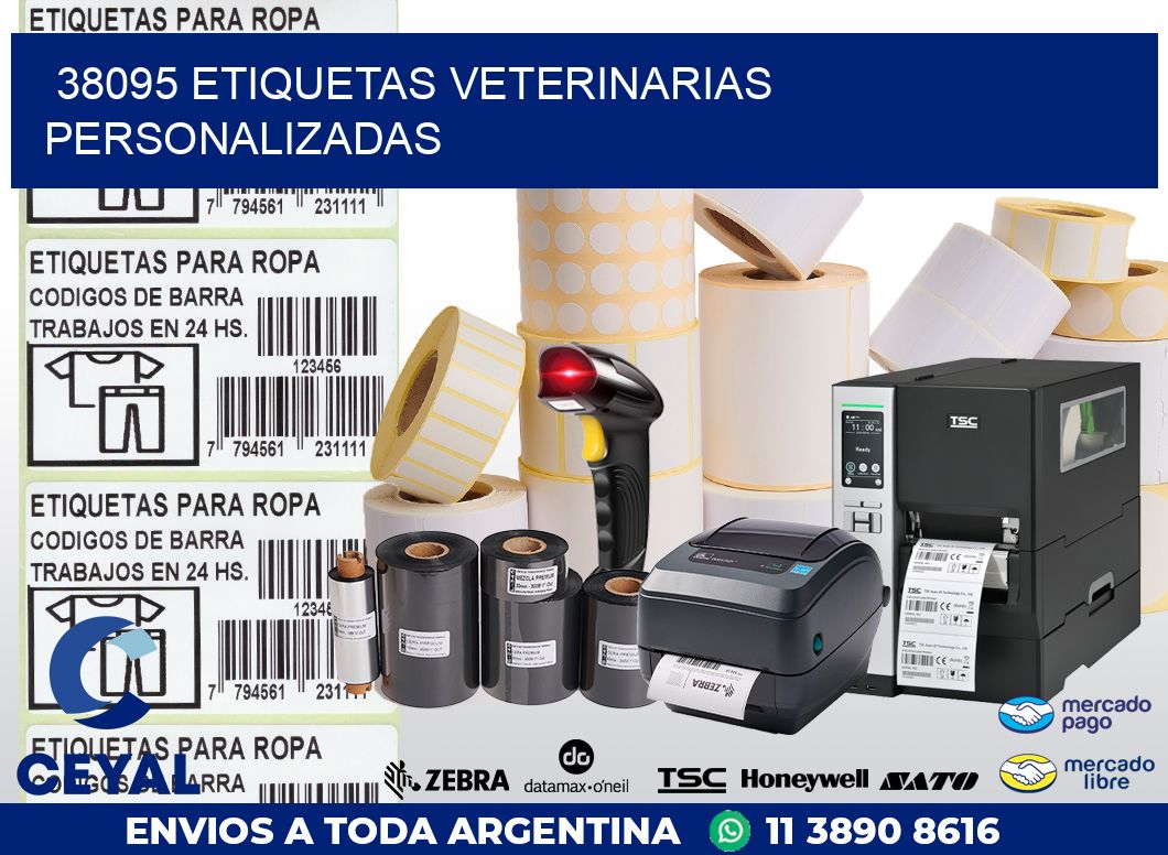 38095 ETIQUETAS VETERINARIAS PERSONALIZADAS