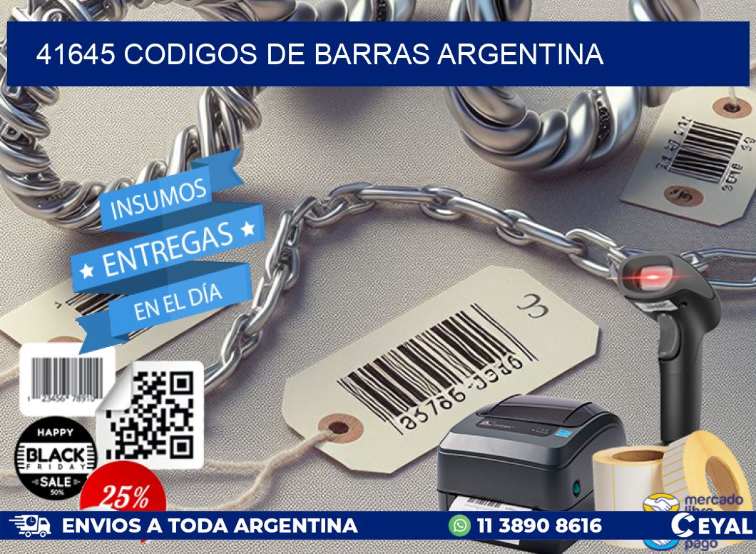 41645 CODIGOS DE BARRAS ARGENTINA