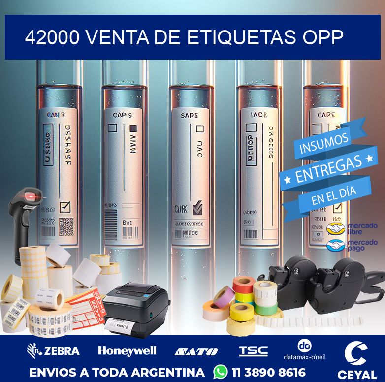 42000 VENTA DE ETIQUETAS OPP