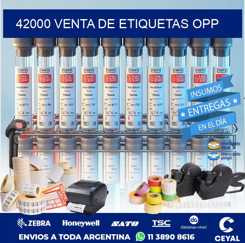 42000 VENTA DE ETIQUETAS OPP