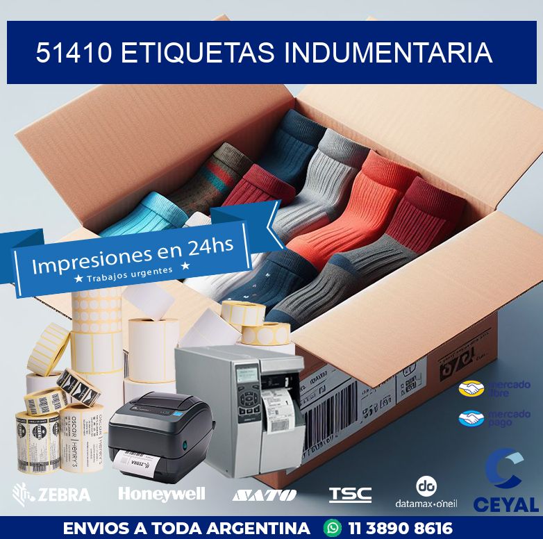 51410 ETIQUETAS INDUMENTARIA